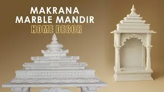 Makrana White Marble Mandir 🛕 | Luxury Home Temple Design | Handcrafted Mandir for Home Decor