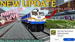 RG Train Tech Demo 🚆 | Realistic Train Gameplay LIVE | ashugamerx0