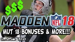 MADDEN 18 ULTIMATE TEAM WILL OFFER BONUSES AND PERKS TO SOLO GRINDERS! MUT 18 GAMEPLAY!