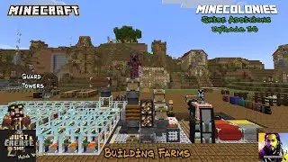 Модпак Just Create SMP и дополнения к игре Minecolonies Shire: школа, библиотека, фермы деревьев....