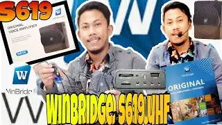 WinBridge S619 UHF | Voice Amplifier Digital Player | Unboxing & Review | PR Package