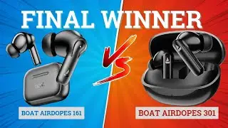 boAt Airdopes 161 vs Boat Airdopes 301🔥Best Budget TWS for Music & Gaming , Battery⚡️