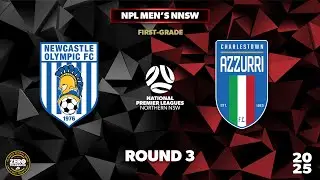 NPL Men's NNSW Round 3 First Grade - Newcastle Olympic v Charlestown Azzurri