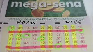 Mega-Sena 2966 - Acumulou de novo! At&eacute; 102 milh&otilde;es no pr&ecirc;mio! Quadra nas linhas! An&aacute;lise e Estudo!