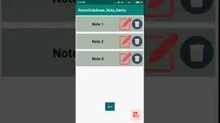 Basic Note Android | Room Database | Shihab365