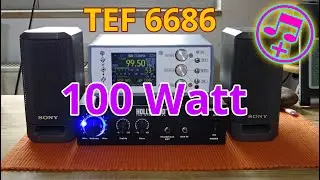 TEF6686 UKW-Radio mit 100W-Verst&auml;rker 🎵 unglaublicher Sound super Empfang!