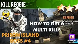 Kill Reggie, Sniper Strike Special OPs Boss#4- Prison Island (Boss/zone16)