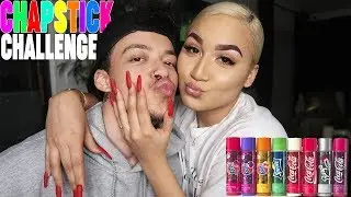 CHAPSTICK CHALLENGE WITH MY BOYFRIEND!!