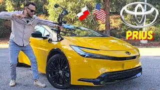 Ż&oacute;łta Strzała z Japonii Nowa Toyota Prius 2026 Nightshade Plug In Hybrid test auta z USA