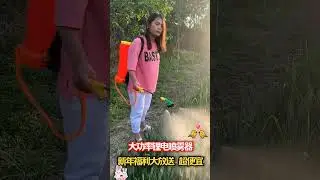 Fruit tree pesticide spraying, take a look at this #pesticide sprayer, industrial-grad858