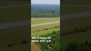 $300k #drone flying. Alta X & RiEGL VUX-1LR #LiDAR for #surveying and #mapping #shorts