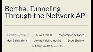 Akshay Narayan (MIT) -  