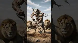 Jab Reporter Mila Mehnati Cow Se 💔 | Heart Touching Story#ai #monkey #cartoon #aishorts #cow