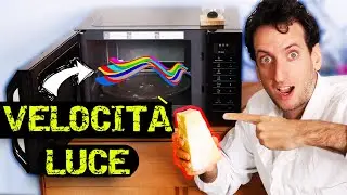 ESPERIMENTO: velocit&agrave; della luce con forno a microonde *short version*