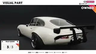 The Crew 2 Jaguar E-Type Customization Rear Wing Bug/Glitch (In-Menu)
