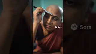 beautiful kannada indian woman self headshave #baldisbeautiful #headshave