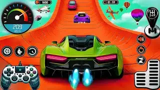 Mega Ramp GT Car Racing Simulator - ImpossibleStunt Car Racing 3D - Android Gameplay #23