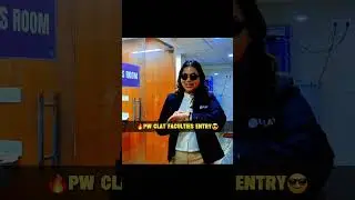 PW CLAT FACILITY ENTRY😎🔥 #clat #physicswallah #lawschool #motivation #law #inspiration #pw #youtube
