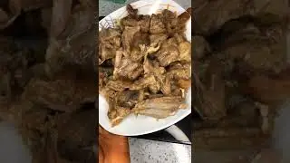 Juicy goat meat