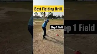 Best Drill to Improve - Fielding, Direct Hits, Backup  💥🎯 #shorts #youtubeshorts #cricket
