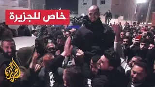أهالي مدينة الخليل يستقبلون الشقيقين الأسيرين المحررين نصر وأكرم بدوي