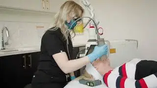 Skin tightening and face lifting with Daria (no dialogue)