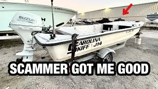 Афера с лодкой Carolina Skiff J14 на Facebook Marketplace (самая глупая афера, лол)