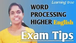 COMPUTER | WORD PROCESSING | HIGHER | ENGLISH TIPS | എക്സാം ടിപ്സ്