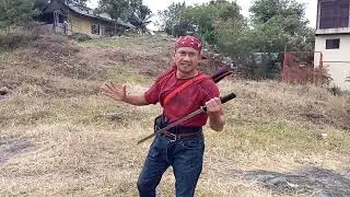 A Flying Katana Attack C87K3A300 Best of Combat Kali☠️🗡️☠️
