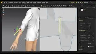 Marvelous Designer Tutorial Basic l Using the 3D button tool