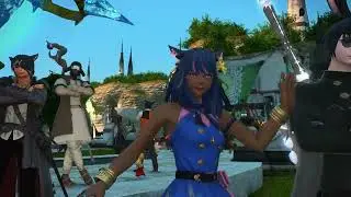 FFXIV: Bard Band Wows in Limsa On Behemoth - Summer Time Record