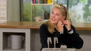 Silver Style Croissant Twist Ring or Hoops, Sterling Silver on QVC
