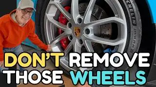 I CERAMIC coated my Porsche wheels  WITHOUT REMOVING THEM!