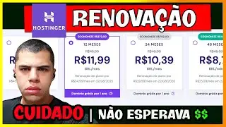 ⚠️ CUIDADO RENOVA&Ccedil;&Atilde;O HOSTINGER 🔄Como Renovar Pela Metade do Pre&ccedil;o!