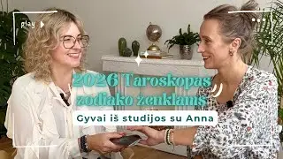 #68 Gyvai i&scaron; studijos su Anna Astrasage - 2026 metų Taroskopas visiems zodiako ženklams