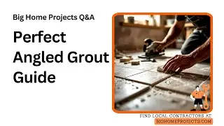 Angled Tile Grout Rhythm With Flexible Wedge Spacers