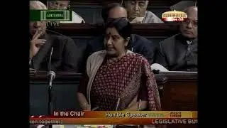 Lokpal Bill पर Sushma Swaraj का संविधानिक वार! #lokpalak #parliamentdebate
