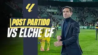 ALFONSO PEDRAZA, ALBERTO MOLEIRO, RAFA MAR&Iacute;N Y MARCELINO | POST-PARTIDO CONTRA ELCHE