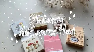Huge AliExpress Stationery Haul for Penpal or journaling 👩🏼‍🎨💌✨