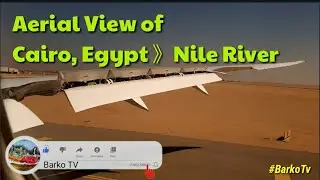 Aerial view Cairo Egypt 》Nile River