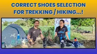 Which are the perfect shoes for trekking / hiking ? #trekkamp #trekkingshoes #hikingshoes