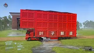 Spintires: MudRunner Driving Skills | Heavy Truck Challenge in Deep Mud Road | Day 01 #MudRunner