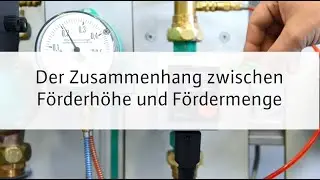Tutorial Heizungstechnik - Zusammenhang zwischen F&ouml;rderh&ouml;he und F&ouml;rdermenge