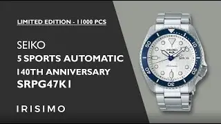 SEIKO 5 SPORTS SRPG47K1 140TH ANNIVERSARY LIMITED EDITION 11000PCS | IRISIMO