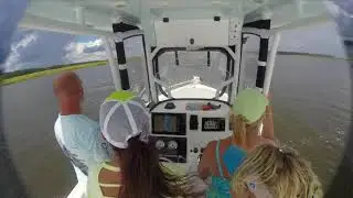 Charleston to Lake Moultrie, SC Cooper River boat run in a Sea Pro Bay 248.
