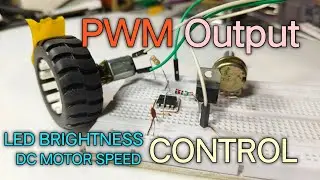 LED brightness control using NE555 ic and DC motor speed cantrol using 555 ic @RciGear. 