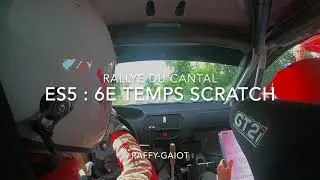 Rallye du cantal - ES5 Prunet : RAFFY - GAIOT