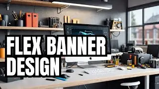 Mobile Repair Shop Flex Banner Design in CorelDraw
