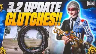 ❌ NXW UPDXTE 3.2 IN BGMI ❌ AMAZING CLUTCHES￼ #shorts #ytshorts #shortsvideo #pubgmobile