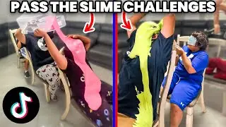 The Best Pass The Slime Challenges!! #shorts